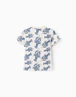 Cargar imagen en el visor de la galería, Conjunto Camisa y Short Azul Camiseta Langostas