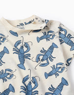 Cargar imagen en el visor de la galería, Conjunto Camisa y Short Azul Camiseta Langostas