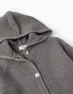 Cargar imagen en el visor de la galería, Abrigo Tejido Gris