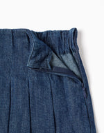 Cargar imagen en el visor de la galería, Conjunto Chaleco Falda Short Mezclilla