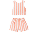 Cargar imagen en el visor de la galería, Conjunto Blusa y Short Rayas