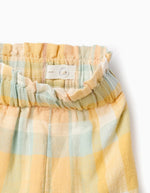 Cargar imagen en el visor de la galería, Conjunto Camiseta Mostaza Pantalón Cuadros