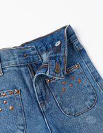 Cargar imagen en el visor de la galería, Pantalón Mezclilla Remaches