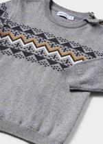 Cargar imagen en el visor de la galería, Conjunto Suéter Gris Pantalón Mostaza