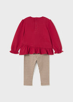 Cargar imagen en el visor de la galería, Conjunto Sudadera Osita Leggings Pata Gallo