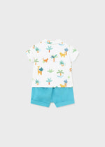 Cargar imagen en el visor de la galería, Conjunto Camisa Jungla Short Azul
