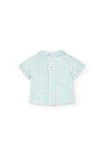 Cargar imagen en el visor de la galería, Conjunto Camisa Cuadros Short Khaki