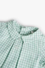 Cargar imagen en el visor de la galería, Conjunto Camisa Cuadros Short Khaki