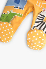 Cargar imagen en el visor de la galería, Mameluco Amarillo Animalitos