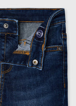 Cargar imagen en el visor de la galería, Pantalón Mezclilla Oscuro