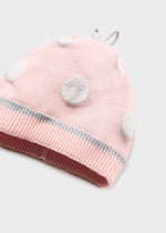 Cargar imagen en el visor de la galería, Conjunto Tejido Rosa con Gorrito
