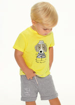 Cargar imagen en el visor de la galería, Conjunto 2 Camiseta Perrito Short Gris