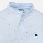 Cargar imagen en el visor de la galería, Camisa Manga Larga Azul Palmera
