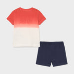 Cargar imagen en el visor de la galería, Conjunto Camiseta Roja Short Marino