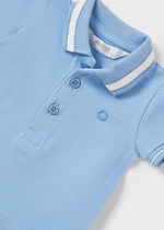 Cargar imagen en el visor de la galería, Conjunto Polo Azul Short Piedra