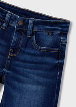 Cargar imagen en el visor de la galería, Conjunto Polo Amarilla Flúor Short Mezclilla