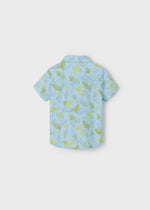 Cargar imagen en el visor de la galería, Conjunto Camisa Azul Verde Short Arena