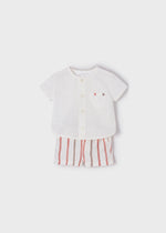 Cargar imagen en el visor de la galería, Conjunto Camisa Short Rayas