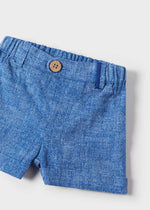 Cargar imagen en el visor de la galería, Conjunto Camisa Chaleco y Short Azul