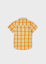 Cargar imagen en el visor de la galería, Conjunto Camisa Naranja Short Piedra