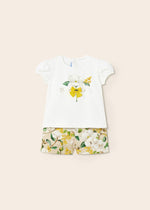 Cargar imagen en el visor de la galería, Conjunto Camiseta Flores Short Floreado