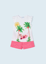 Cargar imagen en el visor de la galería, Conjunto Camiseta Short Rosa