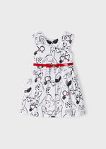 Cargar imagen en el visor de la galería, Vestido Estampado Cinto Rojo