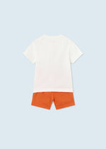 Cargar imagen en el visor de la galería, Conjunto Camiseta Surf Short Naranja