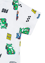 Cargar imagen en el visor de la galería, Conjunto Camiseta Carros Short Azul