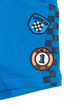 Cargar imagen en el visor de la galería, Conjunto Camiseta Carros Short Azul