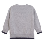 Cargar imagen en el visor de la galería, Conjunto Suéter Gris Yes Pantalón Granate