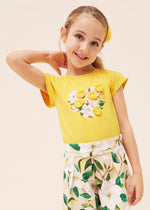 Cargar imagen en el visor de la galería, Camiseta Amarillo Flores
