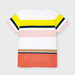 Cargar imagen en el visor de la galería, Conjunto Camiseta Rayas Short Mezclilla