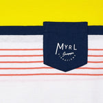 Cargar imagen en el visor de la galería, Conjunto Camiseta Rayas Short Mezclilla