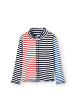 Cargar imagen en el visor de la galería, Blusa Cuello Alto Rayas