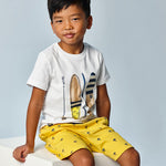 Cargar imagen en el visor de la galería, Conjunto Camiseta Surf Short Amarillo