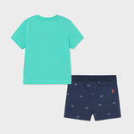 Cargar imagen en el visor de la galería, Conjunto Camiseta Bicicleta Short Marino