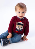 Cargar imagen en el visor de la galería, Conjunto Suéter Zorrito Pantalón Mezclilla