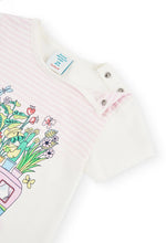 Cargar imagen en el visor de la galería, Conjunto Camiseta Flores Short Rosa