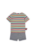 Cargar imagen en el visor de la galería, Conjunto Camiseta Rayas Tigre Short