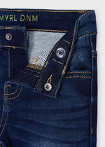 Cargar imagen en el visor de la galería, Pantalón Mezclilla Oscuro