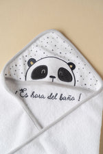 Cargar imagen en el visor de la galería, Toalla Blanca Panda
