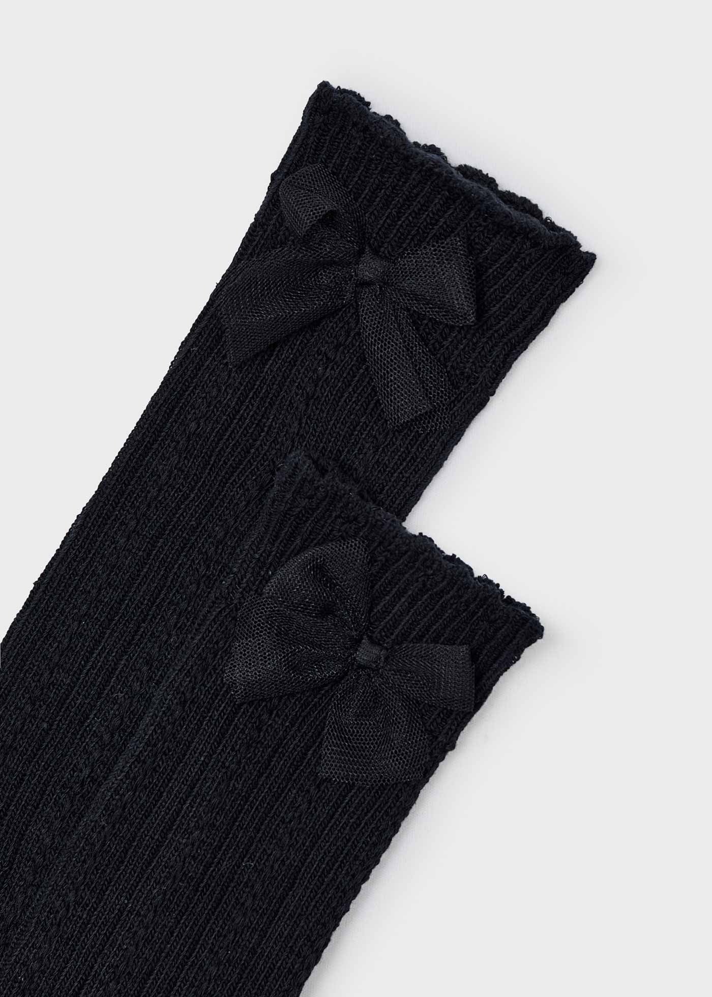 Calceta Alta Moño Negro