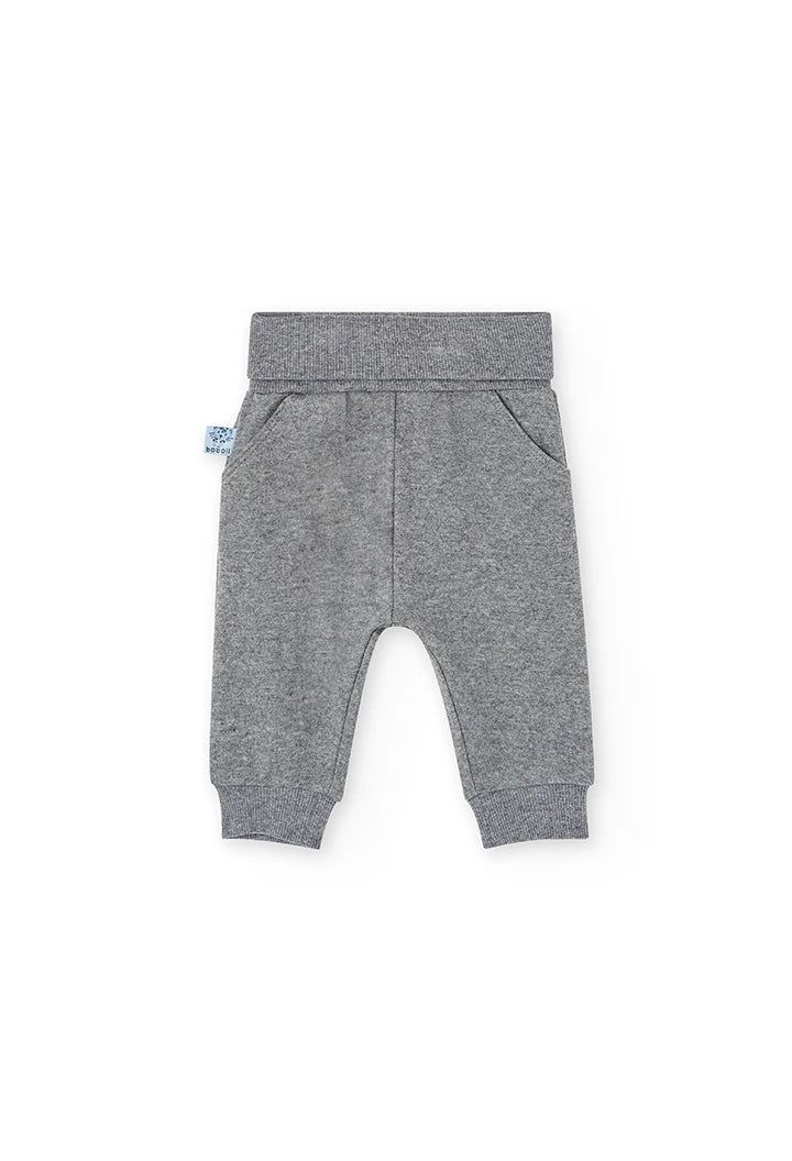 Conjunto Suéter Azul Pantalón Gris