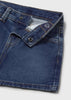 Conjunto Camisa Rayas Short Mezclilla