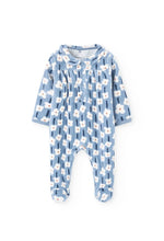 Cargar imagen en el visor de la galería, Mameluco Azul Flores
