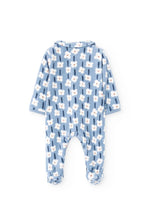 Cargar imagen en el visor de la galería, Mameluco Azul Flores
