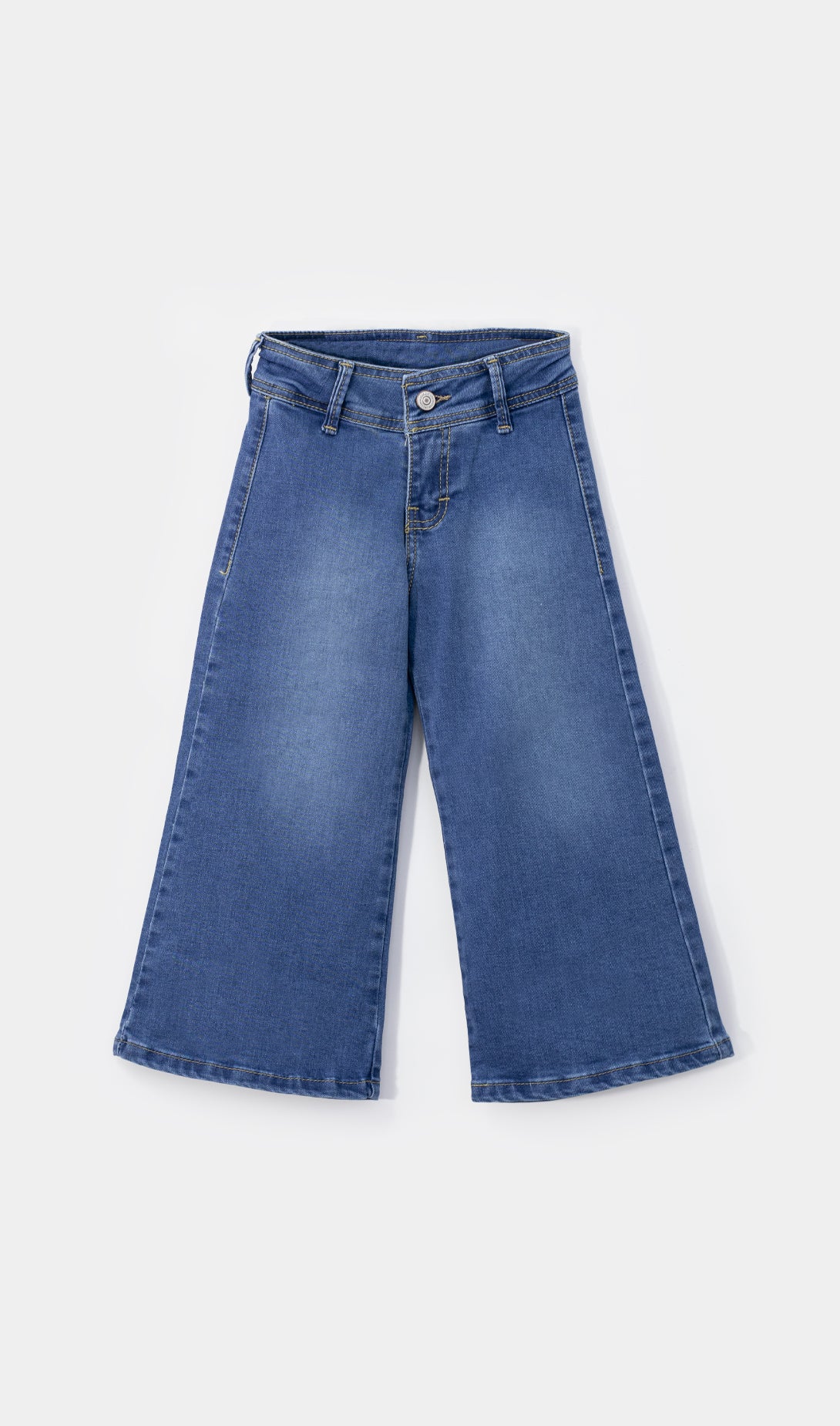 Pantalón Ancho Mezclilla