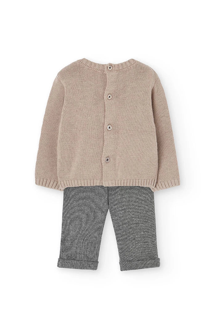Conjunto Suéter Oso Pantalón