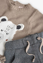 Cargar imagen en el visor de la galería, Conjunto Suéter Oso Pantalón
